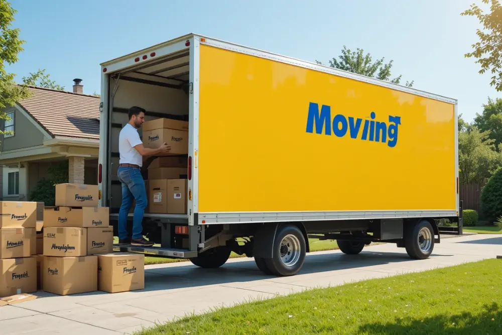 Transport goods for long distances moves