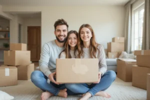 A family check boxes for interstate moving