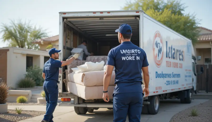 Interstate moving boxes loaded