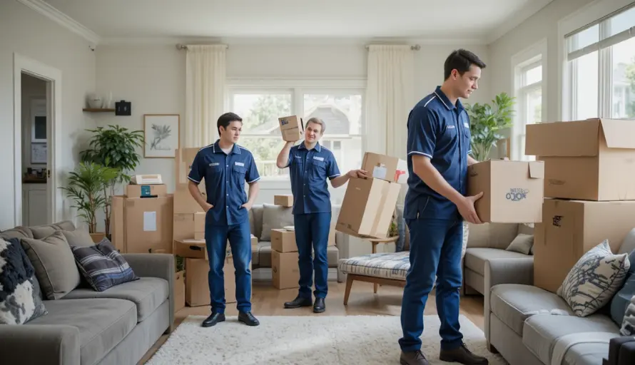 Seattle long distance mover packing boxes