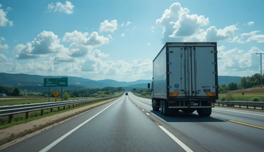 Truck moving for long distance