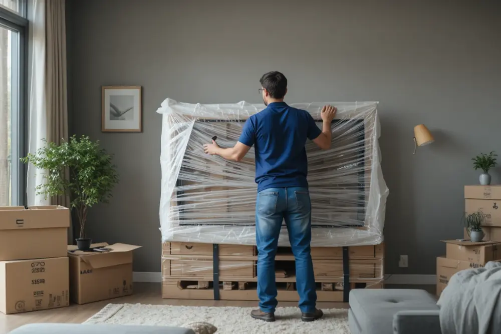 Best way to pack tv for moving